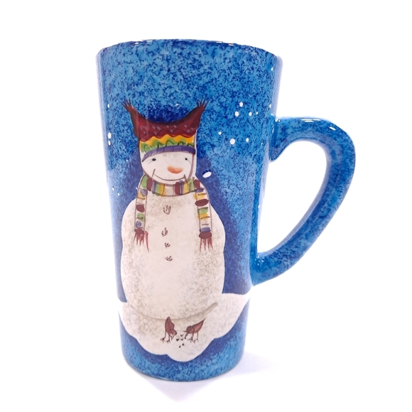 Sakura Other - The Sakura Table SNOWMATES Snowman Coffee Cup by Debbie Taylor Kerman 12 oz Mug